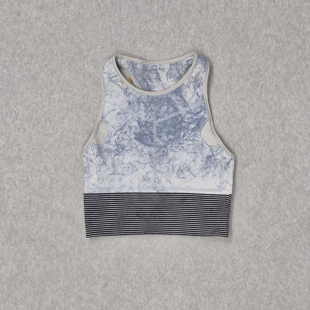 Unknown Women Sports Bra 4 Blue Ebb to Train Bra Wash Wireless Knit Racerback